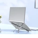 Підставка для ноутбука складана HOCO X Bystander metal folding laptop holder (5 рівнів, Метал, 15,6"). Gray - зображення 2