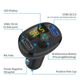 Автомобильный FM ФМ модулятор Terra ВТ23, Bluetooth 5.0, трансмиттер, вольтметр, USB зарядка QC 3.0 - изображение 3
