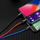 Кабель Baseus Three Primary Colors 3-in-1 5A 1.2 m Black (CAMLT-BSY01) - изображение 9