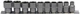 Набор головок торцевых Haisser 70188 HEX 3/8" 10 шт (BP117787) - изображение 1
