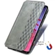 Кожаный чехол книжка GATMEN PREMIUM Cubic (PU) для Samsung Galaxy M33 5G Grey - изображение 5