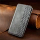 Кожаный чехол книжка GATMEN PREMIUM Cubic (PU) для Samsung Galaxy M33 5G Grey - изображение 6