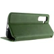 Кожаный чехол книжка GETMAN Cubic (PU) для Samsung Galaxy A36 5G / A56 5G Green - изображение 4