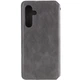 Кожаный чехол книжка GETMAN Cubic (PU) для Samsung Galaxy A24 4G Grey - изображение 2