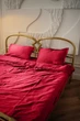 Комплект постельного белья НІЧ Áquila (сатин, красный, 150х220 семейный, 70x70) (8330400) - изображение 2