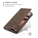Чехол книжка с магнитом Samsung Galaxy S20 FE CaseMe Dark Brown (30855-05) - изображение 2