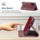 Чехол книжка с магнитом Samsung Galaxy S20 FE CaseMe Wine (30855-42) - изображение 4