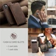 Чохол книжка з магнітом iPhone 14 Plus CaseMe Dark Brown (30852-05) - зображення 5