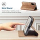 Чехол книжка с магнитом Samsung Galaxy S20 FE CaseMe Brown (30855-30) - изображение 4