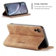 Чехол книжка с магнитом iPhone XR CaseMe Brown (30853-30) - изображение 4