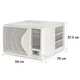 Оконный кондиционер Klarstein Frostik Window (10029808) 9000 BTU/2,7 кВт 44м² с пультом - изображение 7