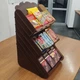 Подставка-полка для товаров «XXL» для сладостей и снэков на 3 уровня для 12 шоколадок (913128) венге - изображение 9