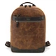 Рюкзак городской кожаный Tom Stone 915 R для ноутбука 15.6" рыжий + кожаный картхолдер в подарок - изображение 2