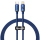 Кабель Baseus Crystal Shine Series Type-C to Lightning 20W 120см CAJY000203 blue - изображение 1