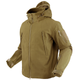 Тактичний софтшелл з утепленим флісом Condor SUMMIT Soft Shell Jacket 602 Medium, Coyote Brown - зображення 1