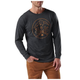 Реглан 5.11 Tactical Axe Mountain Long Sleeve 5.11 Tactical Chacoral Heather L (Вугілля) - зображення 3