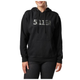 Худі жіночий 5.11 Tactical Women's Topo Legacy Hoodie 5.11 Tactical Black M (Чорний) - зображення 1