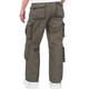 Штаны SURPLUS AIRBORNE VINTAGE TROUSERS Surplus Raw Vintage Olive, L (Олива) Тактические - изображение 3