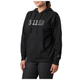 Худі жіночий 5.11 Tactical Women's Topo Legacy Hoodie 5.11 Tactical Black S (Чорний) - зображення 3