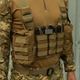 Розвантажувальна система-ліфчик MOLLE LPCH (Low Profile Chest Harness) P1G-Tac Coyote Brown (Койот Коричневий) - зображення 4