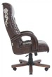 Офисное Кресло Руководителя Richman Onyx Madras Kashtan Wood Принт М2 AnyFix Коричневый - изображение 3