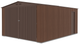 Садовий будинок - гараж металевий Kingston 380x480 Walnut 000346 - зображення 1