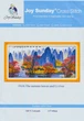 Набір для вишивання хрестиком по нанесеному на канву схемі "The autumn leaves". AIDA 14CT printed, 117*60см - зображення 2
