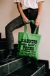 Сумка-шопер жіноча Marmyza "Бабусю, твоя любов і тепло зігрівають мене. Дякую, що ти є" - M - Зелений - зображення 1