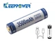 Акумулятор із microUSB Keeppower 18650 3500 mAh (Синій з білим) - зображення 3