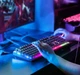 Набор мышь и клавиатура мембранная Hoco GM18 Luminous проводная USB с RGB-подсветкой Черный - изображение 8