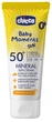 Крем солнцезащитный минеральный Chicco Baby Moments SUN SPF 50+ 75 мл (8058664155637) - изображение 1