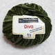 Пряжа стрічкова Diva Schachenmayr Німеччина-Італія 40% вовна 60% поліамід 50 г - 120 м ширина стрічки 8 мм колір темно-зелений Спиці 5-6 мм - зображення 3