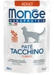 Вологий корм для котів Monge (Монж) Cat MONOPROTEIN Adult 100% індичка 85 гр 28 шт. - зображення 1