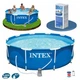 Бассейн каркасный Intex 305-76см 4485л с фильтр-насосом/тентом Синий (28202-1) - изображение 2
