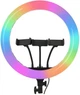 Лампа кольцевая светодиодная диаметром 36 см RGB - MJ-36, белая - изображение 3