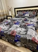 Постільна білизна бавовняна Місто Євро Простирадло на гумці 160x200х20 Бязь Сіра 70 х 70 - зображення 3
