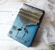 Музыкальный инструмент Калимба 17 key Kalimba Blue Flamingo - изображение 13