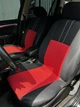 Авто чехлы для HONDA JAZZ 2002-2008 Pok-ter Economic с красной вставкой - изображение 2