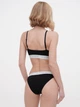 Комплект женского белья (топ + трусики-бикини) хлопковый Apriori Bralette Tanga 30201 XS Черный (ROZ6400033788) - изображение 2