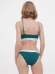 Комплект женского белья (топ + трусики-бикини) хлопковый Apriori Bralette Tanga 30403 M Темно-зеленый (ROZ6400033795) - изображение 4