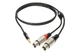 Кабель комутаційний KLOTZ KY8-180 MINILINK PRO Y-CABLE 1.8 M BLACK (234499) - изображение 2