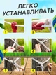 Посилений гамак підвісний для саду, походу, кемпінгу, пікніка з щільної бавовни шезлонг нового покоління для відпочинку з дерев'яними планками 200x100 см + компактний чохол різнобарвний (40500060704) - зображення 6