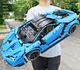 Конструктор блоковий спортивна машина велика модель машини Lamborghini Centenario TECHNICIAN для дітей - зображення 3