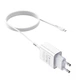 Зарядное устройство сетевое HOCO C81A 1USB/2.1A с кабелем для зарядки USB - MicroUSB Белый - изображение 4