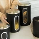 Емкость для хранения МВМ HOME 4000 мл KP-27 XL SS/BLACK, нержавеющая сталь/черная - изображение 5