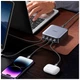 Зарядное устройство UGREEN 4xUSB 100W (3xType-C+USB A QC3) GAN Charger Nexode Series Black CD328 (90928) - изображение 5