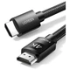 Кабель мультимедийный HDMI to HDMI 3.0m V2.0 Cafule 4K HD119 Ugreen (40102) - изображение 1