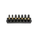 Набор бит DeWALT в касете для Tough Case, FlexTorq, L = 25 мм, Pz1 - 2 шт, Pz2 - 3 шт, Pz3 - 2 шт (DT70812) - изображение 1