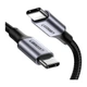 Дата кабель USB 2.0Type-C to Type-C 1.5m 100W US316 Space Gray Ugreen (70428) - изображение 1