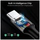 Дата кабель USB 2.0Type-C to Type-C 1.5m 100W US316 Space Gray Ugreen (70428) - изображение 3